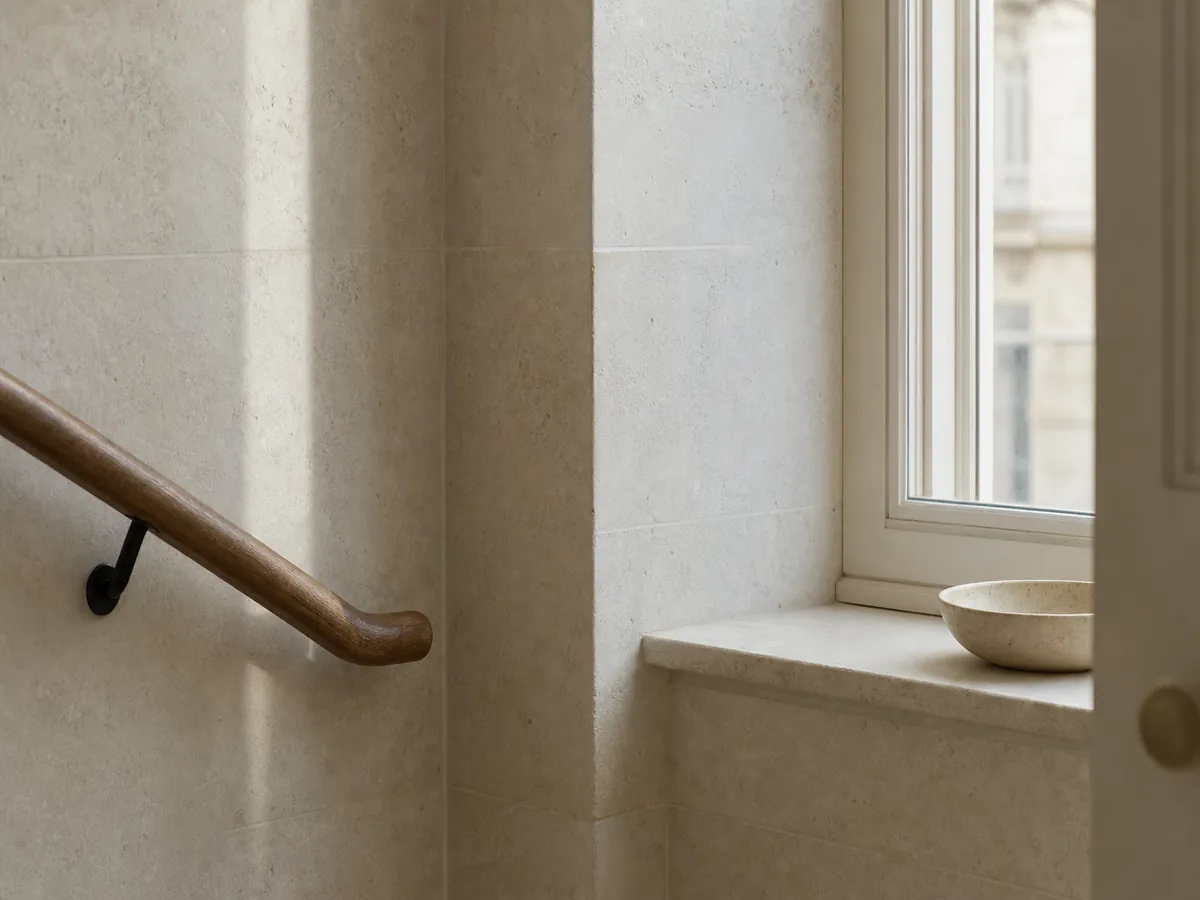 Quiet interior detail from Ulmara practice rooms on King Street